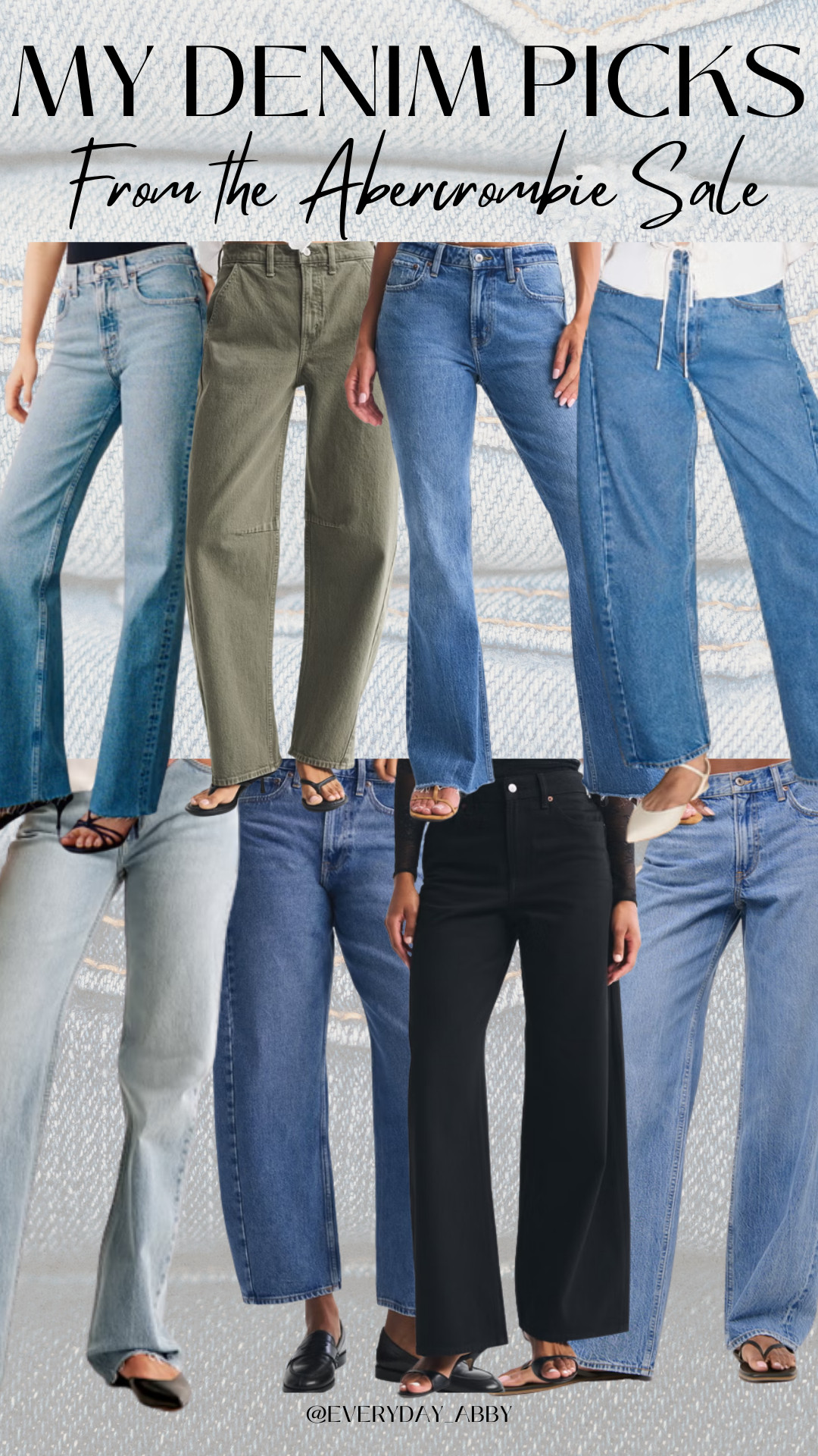 What I would pick from Abercrombie's sale on jeans! 

 #LTKgrwm #LTKootd #LTKSaleAlert