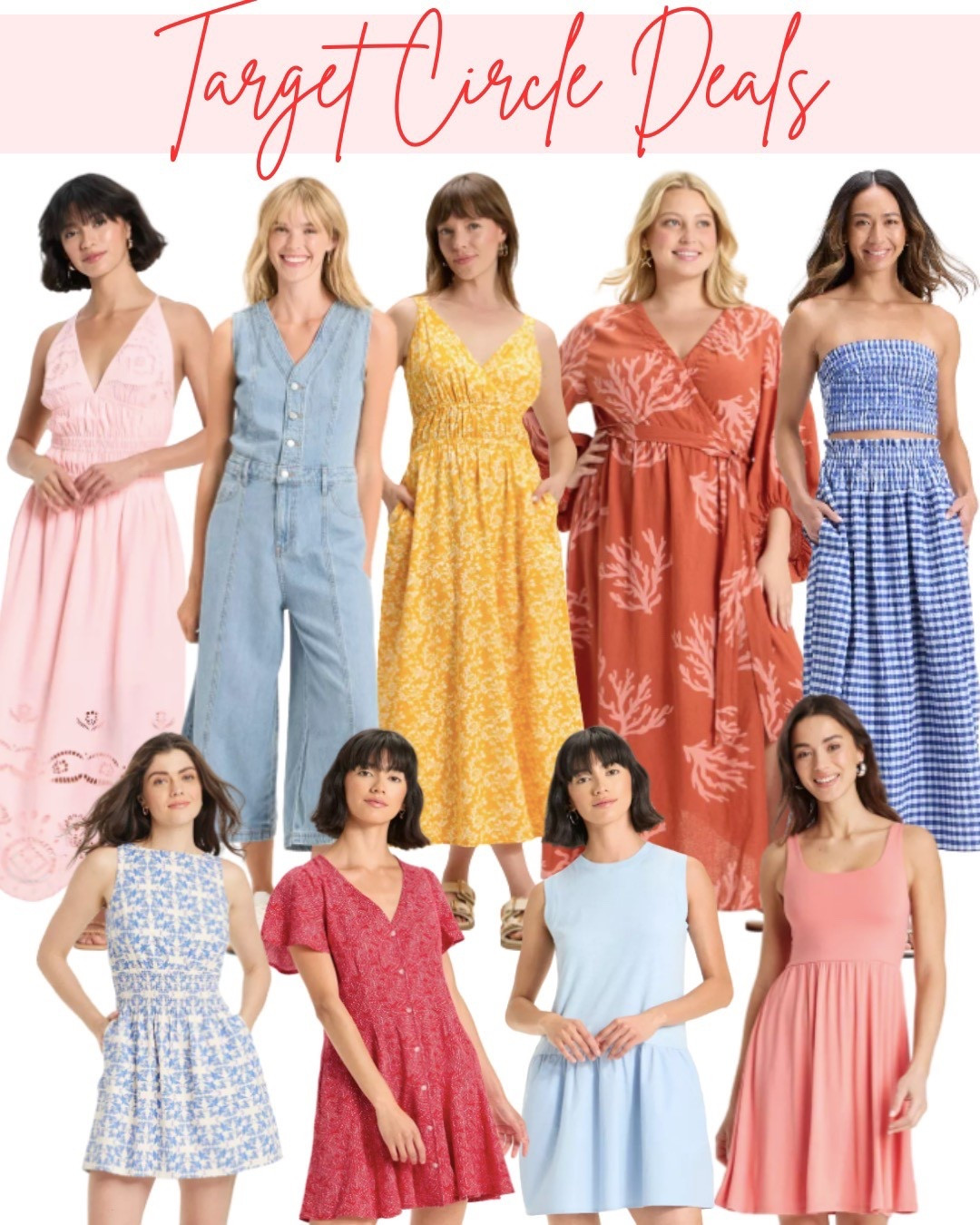 30% off through 7/12 with Target Circle Week sales! 

Maxi dress, maxi skirt, denim jumpsuit, mini dress, plus size dress, vacation dress 

#LTKSaleAlert #LTKFindsUnder50 #LTKSeasonal