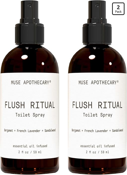 Muse Apothecary Flush Ritual - Aromatic & Refreshing Toilet Spray, Use Before You Go, 2 oz, Infus... | Amazon (US)