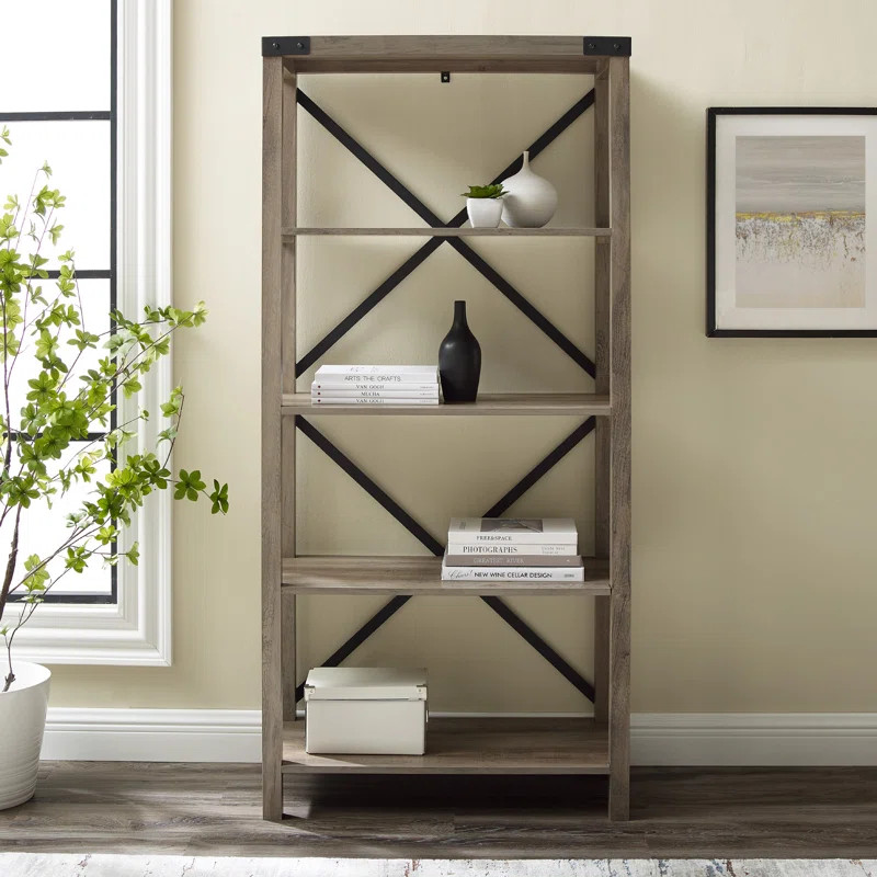 Gwen 64'' H x 30'' W Bookcase | Wayfair North America