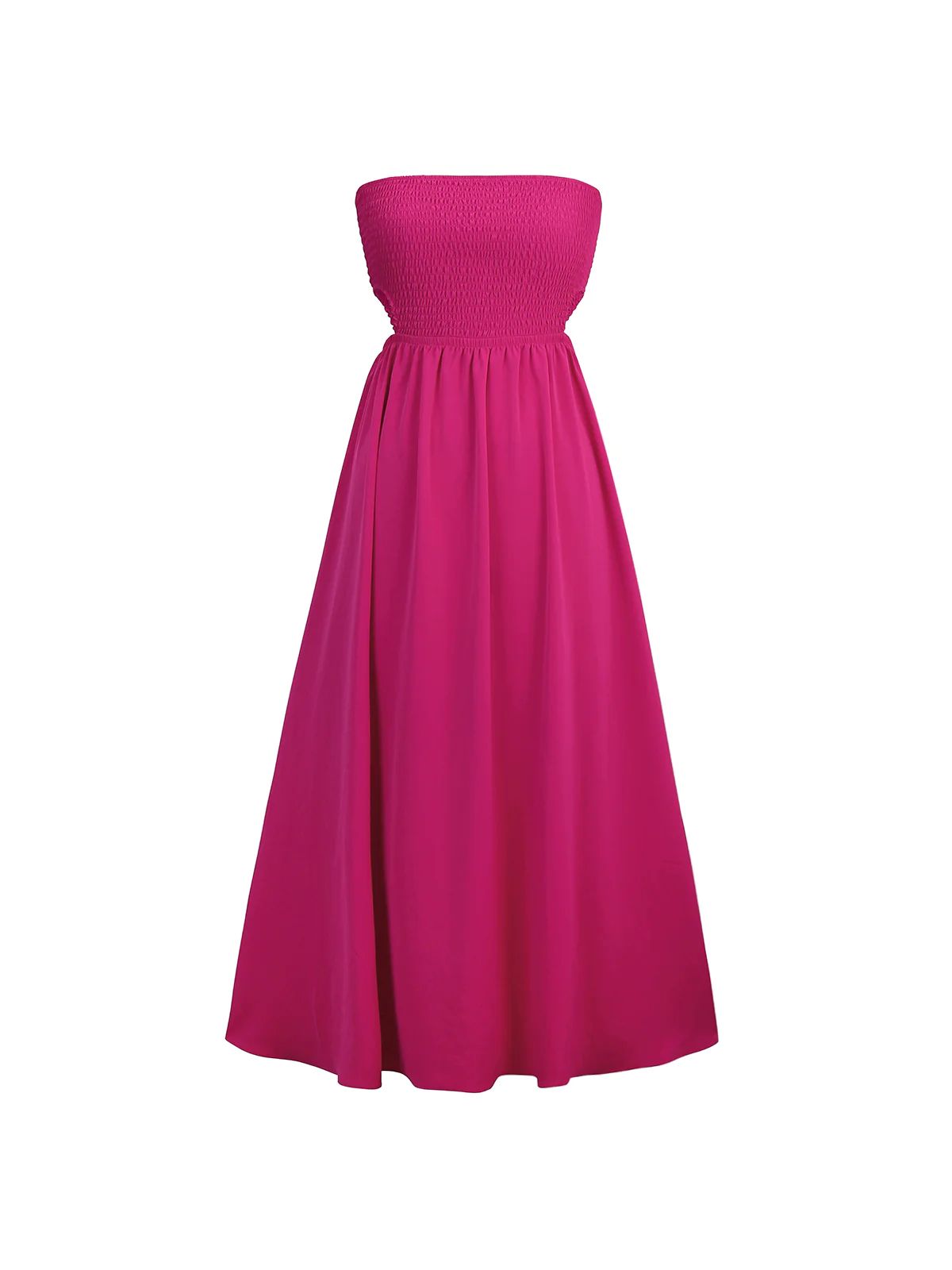 Smocked Cutout Maxi Dress | Daily Thread