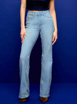 Mid-Rise Loose Boot-Cut Jeans | Old Navy (US)