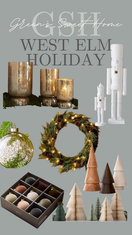 West elm holiday, Christmas decor, modern decor

#LTKSeasonal #LTKhome #LTKHoliday