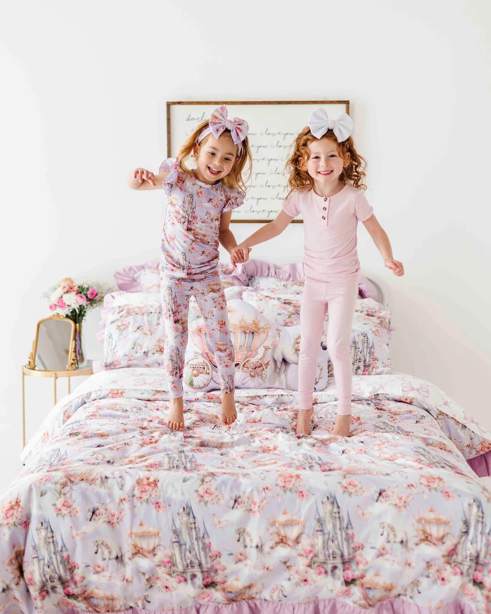 A Knight to Remember Reversible Ruffled Duvet Cover Set | Bums & Roses