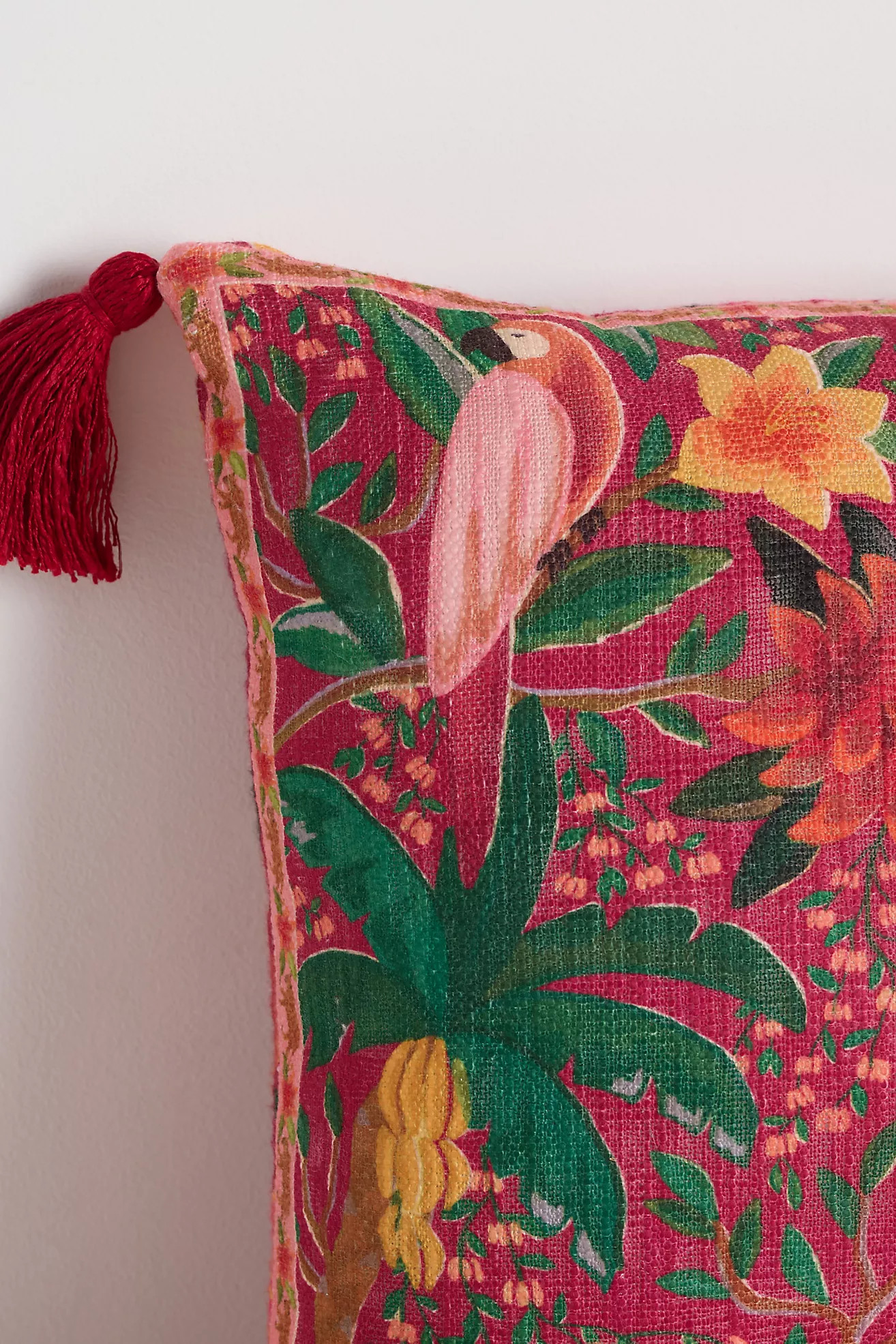 Farm Rio x Anthropologie Tassel Outdoor Pillow | Anthropologie (US)