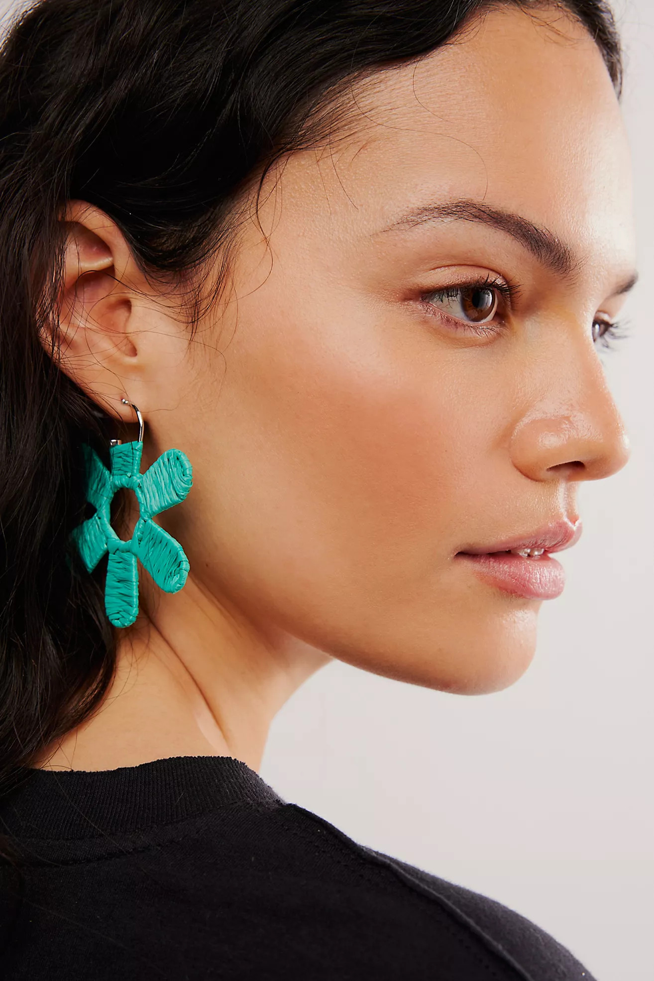 Wendy Woven Flower Hoops | Free People (Global - UK&FR Excluded)
