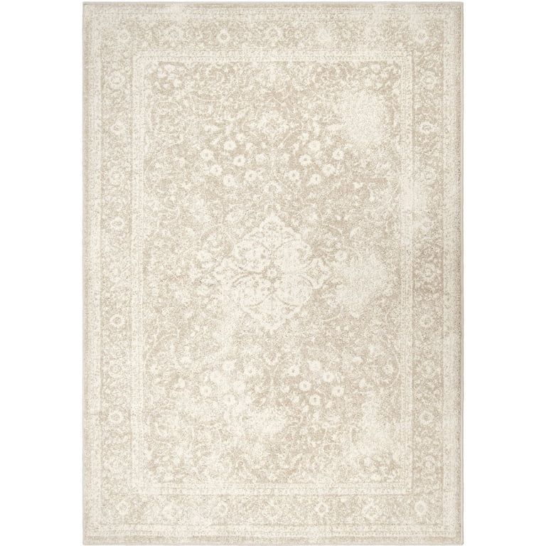 My Texas House Belmont By Orian 5'2" X 7'6" Beige Floral Outdoor Rug | Walmart (US)