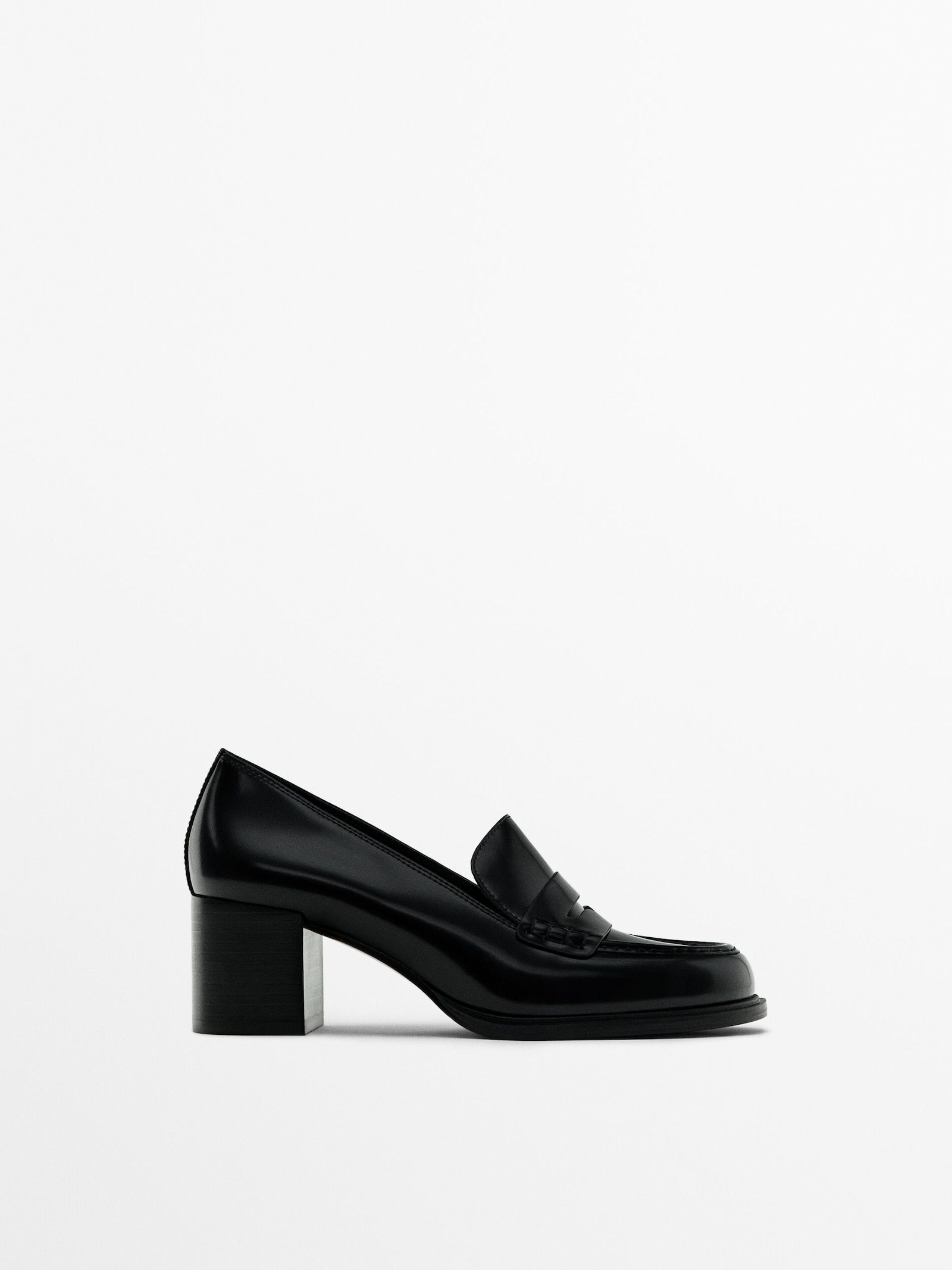 Heeled loafers | Massimo Dutti (US)