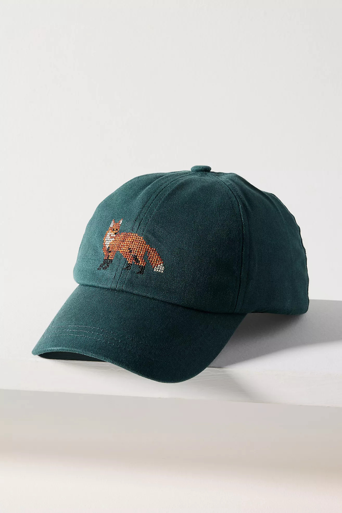 Needlepoint Icon Waxed Canvas Baseball Cap | Anthropologie (US)