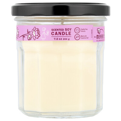 Mrs. Meyers Clean Day, Scented Soy Candle, Peony, 7.2 oz (204 g) | iHerb