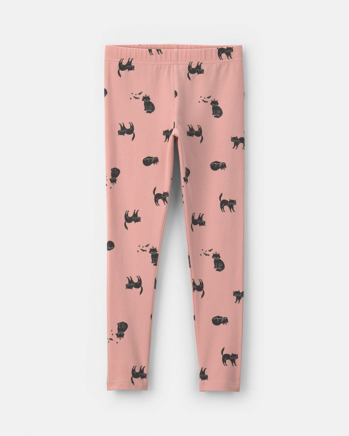 Girls Cat Halloween Pull-On Stretch Leggings - Pink | Carter's Inc