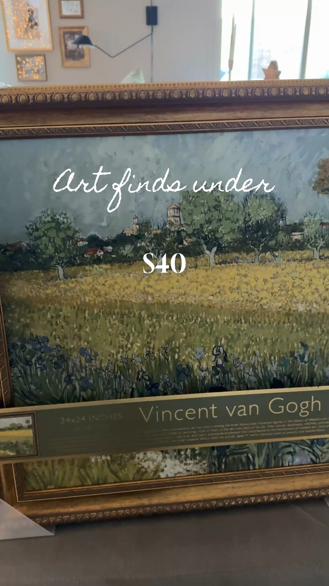 Art by famous artist under $40 at tjmaxx 

#LTKHome #LTKFindsUnder50