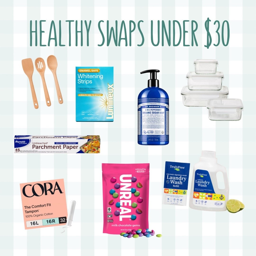 ✨Healthy swaps that won’t break the bank 🙌🏼 All under $30 — because living low-tox shouldn’t cost a fortune 💛
These are affordable, doable changes that make a big difference.


#LTKFamily #LTKHome