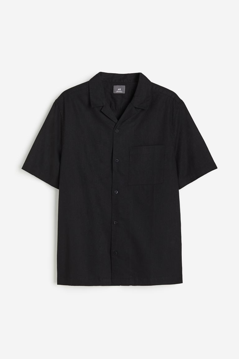 Regular Fit Linen-blend Shirt | H&M (US + CA)