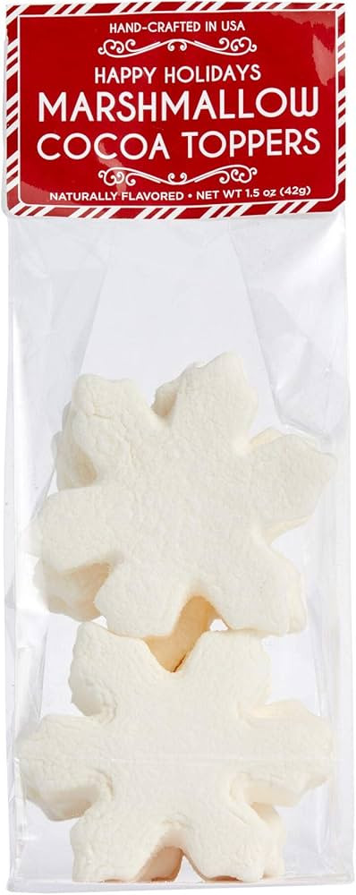 Snowflake Marshmallow Hot Cocoa Toppers 6 Count,1.5 Ounce | Amazon (US)