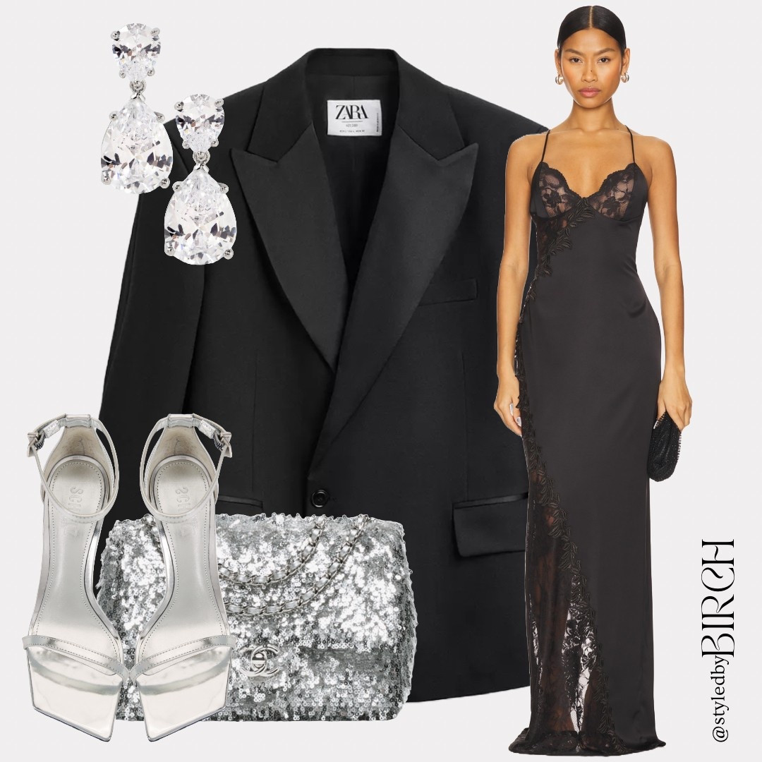 Wedding Guest - Black-tie 💎🤍

Blazer - Zara Mens - 4066/071/800
Bag - Chanel  
Earrings - CZ. by Kenneth Jay Lane

#LTKwedding #LTKpartywear #LTKstyletip