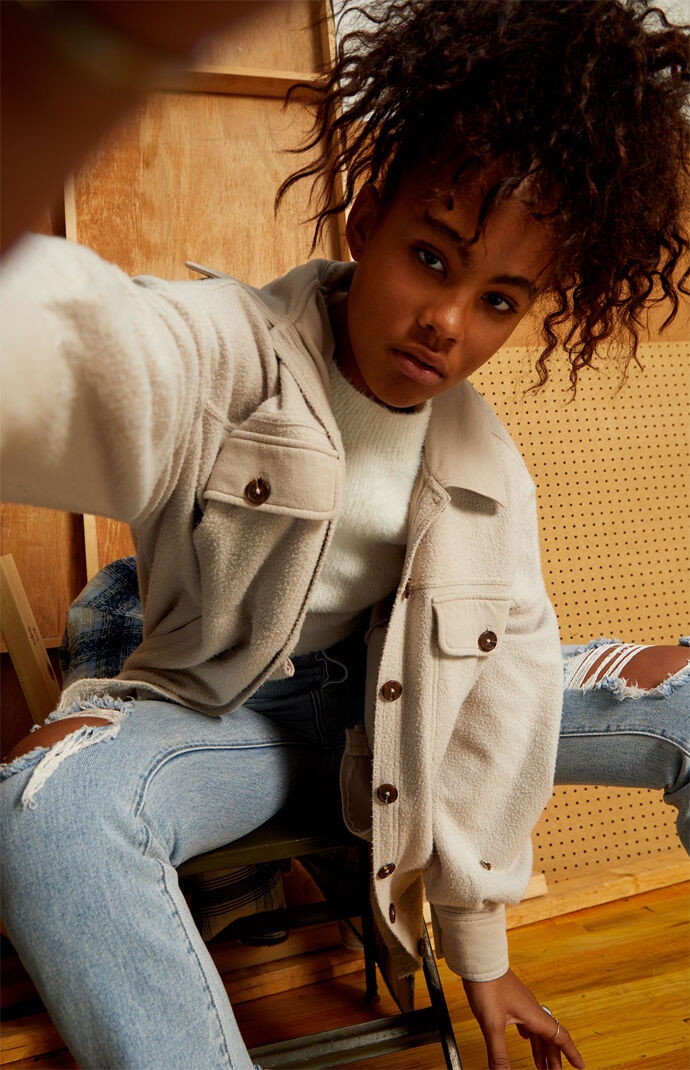 PacSun Homecoming Button-Down Jacket | PacSun