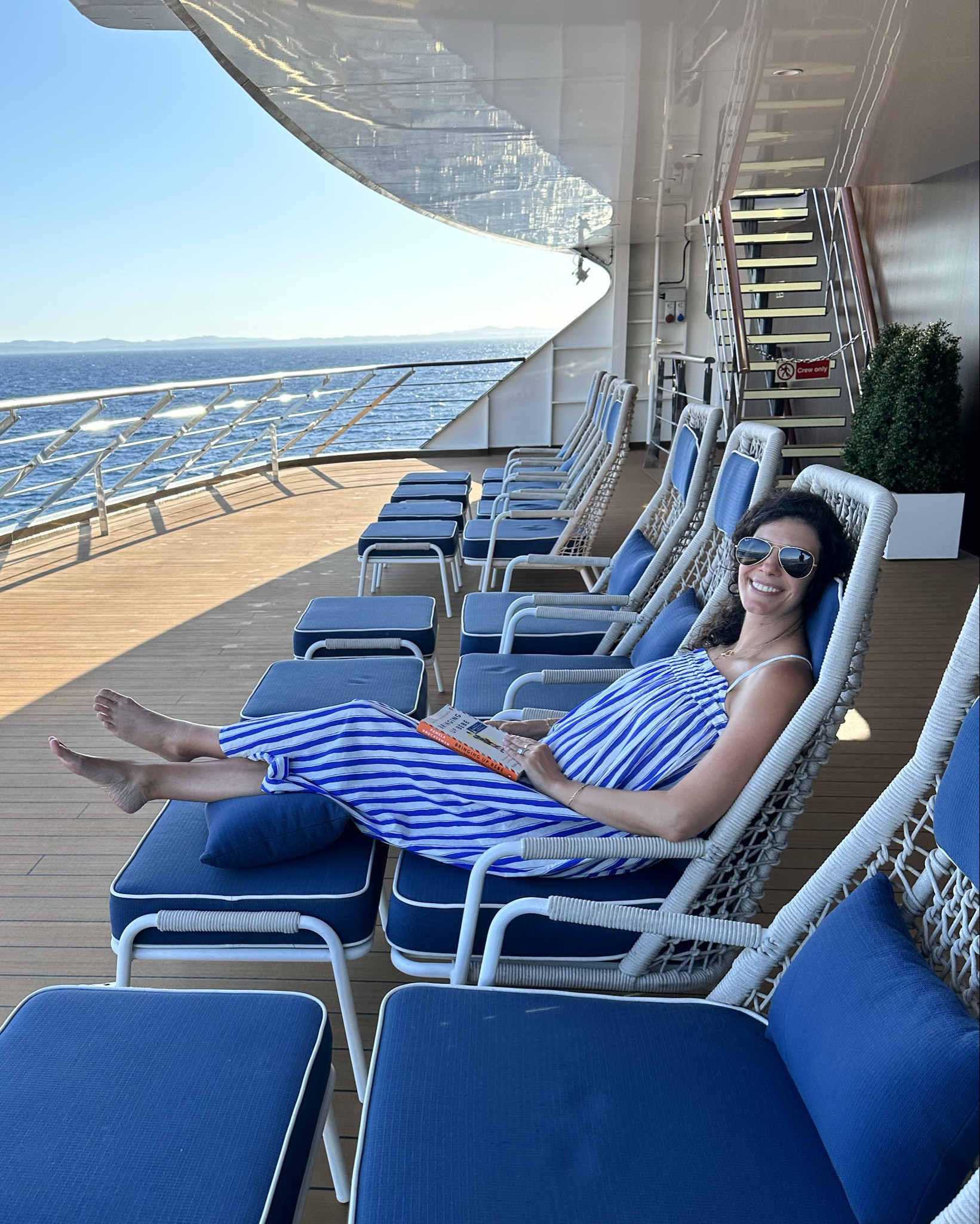 Cutest Stripe Dress for Summer 💙🤍
And, pockets! 😌 Wearing an XS. 
Plenty of room for the bump. 🤰🏻
Also comes in a lighter blue stripe. 

#stripedress #summerdress #summerdresses #maxidress #madewell #summerstyle #bumpfriendly

#LTKBump #LTKMens