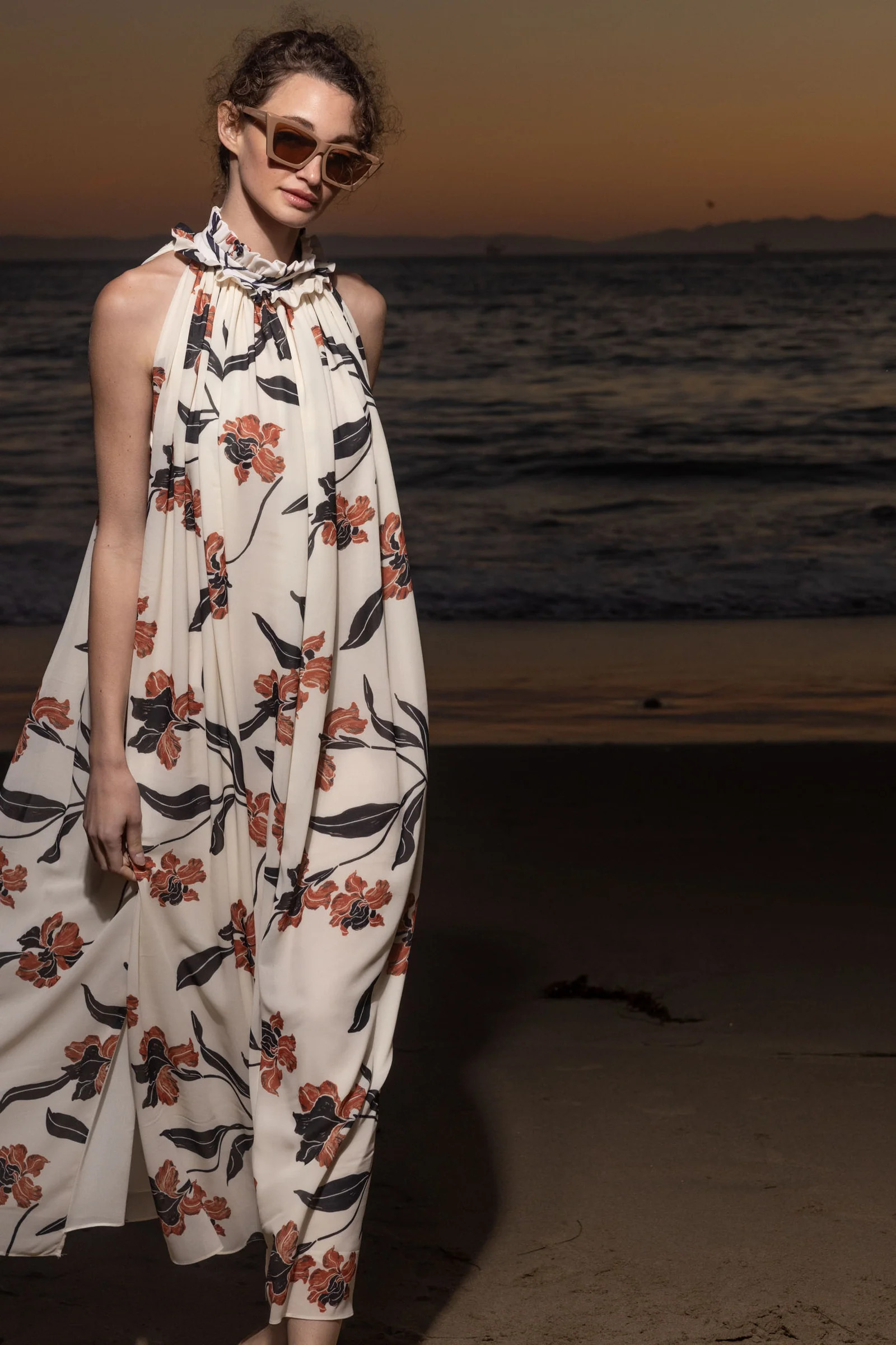 Artemis Dress - Iris Georgette | Heidi Merrick
