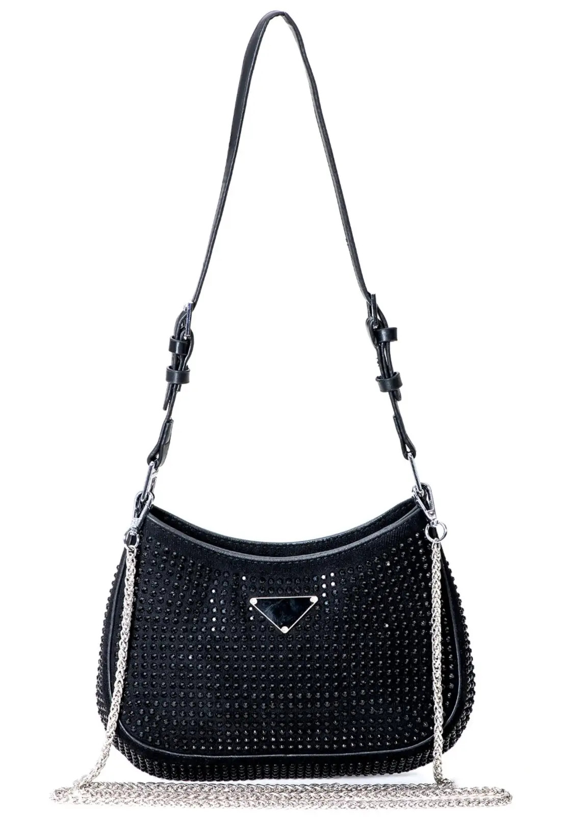 Bolsa Feminina Transversal Pequena Strass Star Shop Preta | Dafiti (BR)