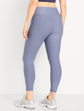 Extra-High Waisted PowerSoft Boundless 7/8 Pocket Leggings – No Front Seam | Old Navy (US)