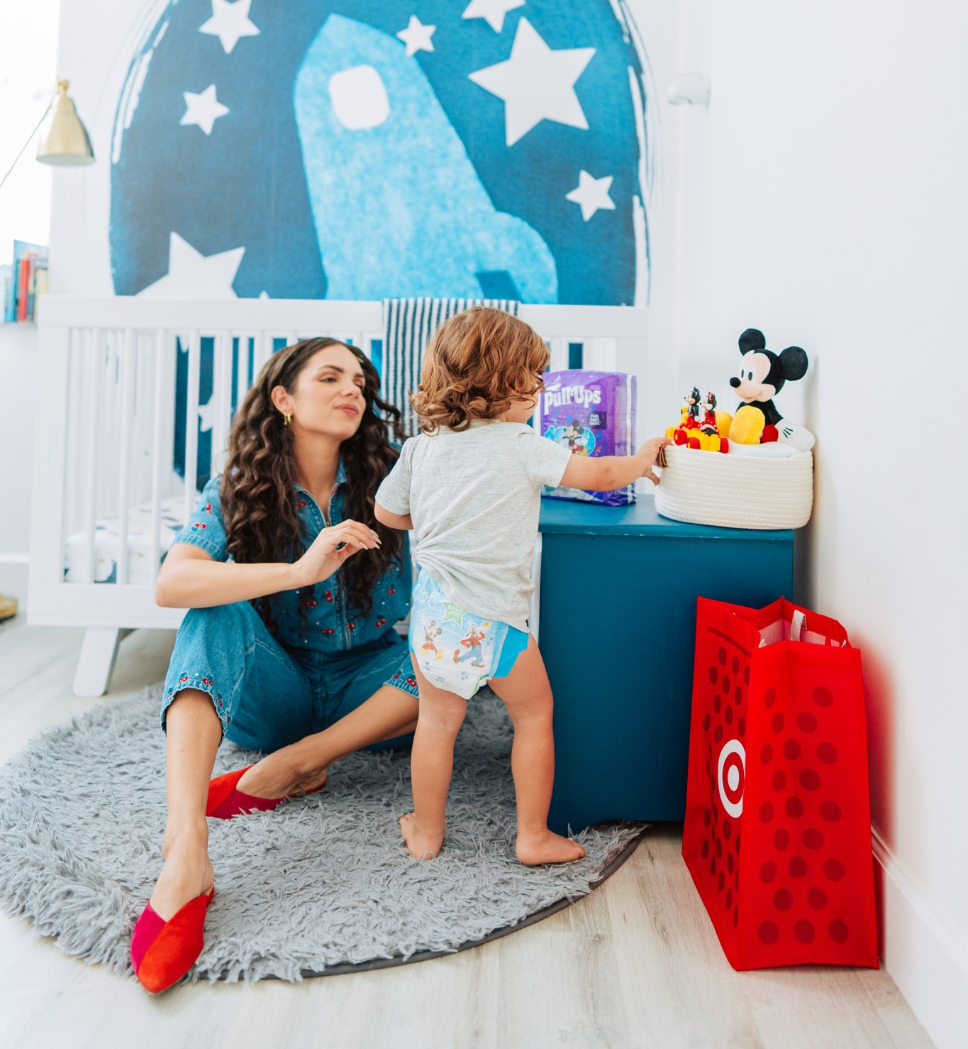 This little guy wants to do everything big brother does- and he has started showing interest in potty training! The next step: @PullUps are great as they have an underwear-like fit- so he feels like a big boy! I also like that they have refasten-able sides, and the cutest Disney’s Mickey Mouse design To celebrate Disney's 100th year celebration at Target!

Share with me your best potty training tips so other moms can see too!.


#Target #TargetPartner #TargetStyle #Disney100 #PullUps



#LTKkids #LTKbaby