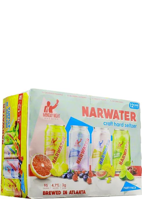 Monday Night Narwater Craft Hard Seltzer 12pk-12oz Cans | Total Wine