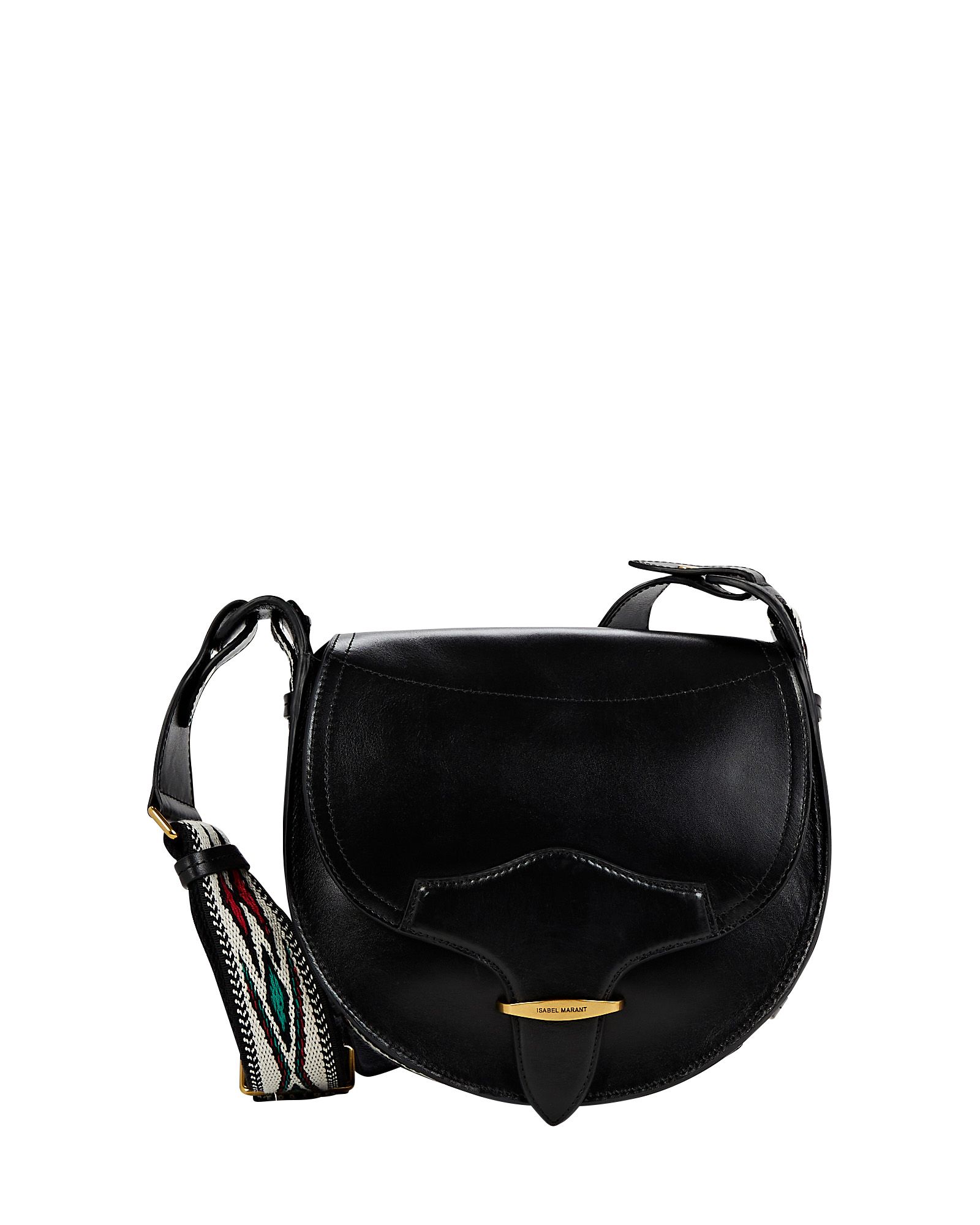 Botsy Leather Saddle Crossbody Bag | INTERMIX