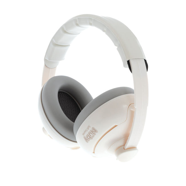 Soft Sounds 2-in-1 Noise Cancelling Earmuffs | White | Nuby (US)