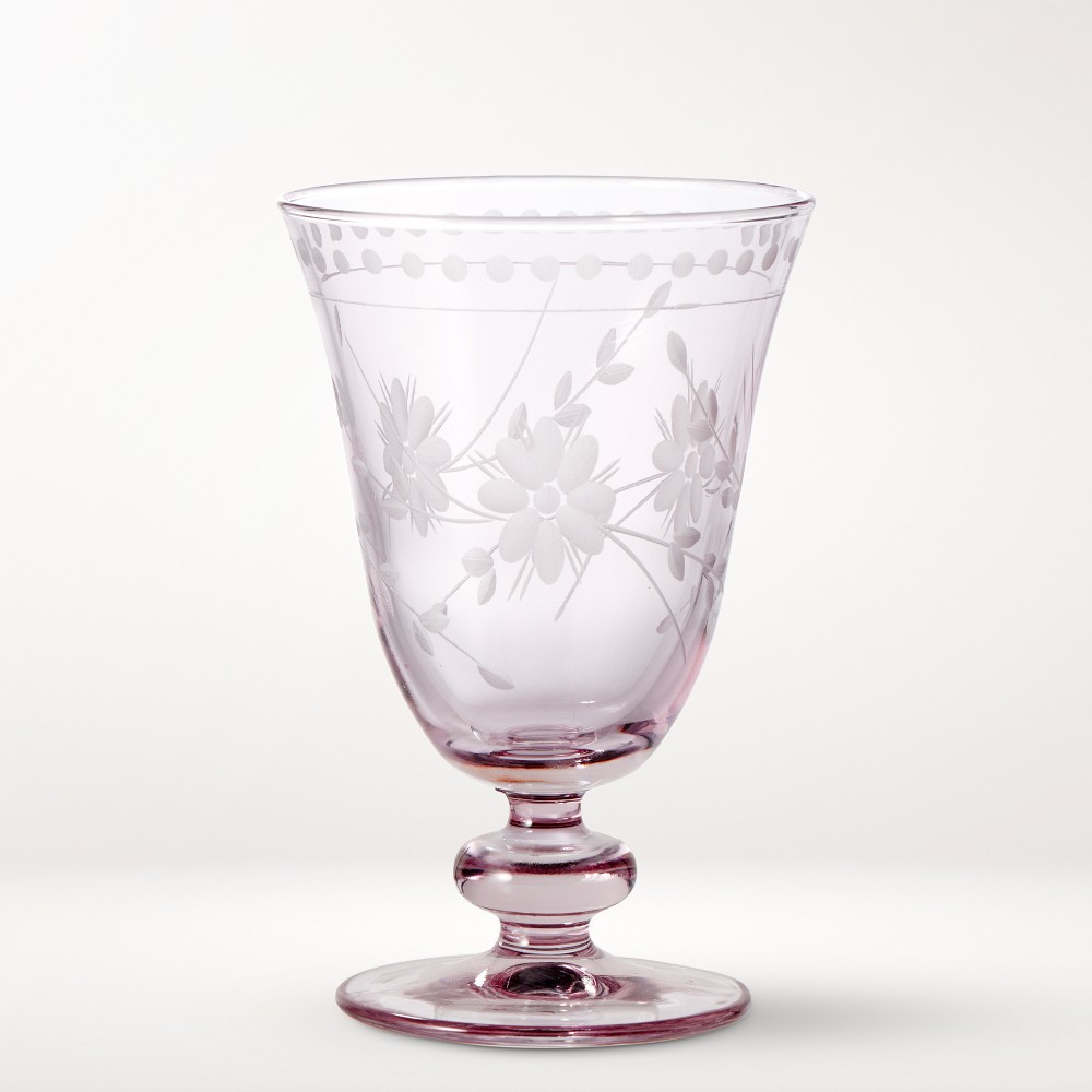 Vintage Etched Goblets, 9-oz | Williams-Sonoma