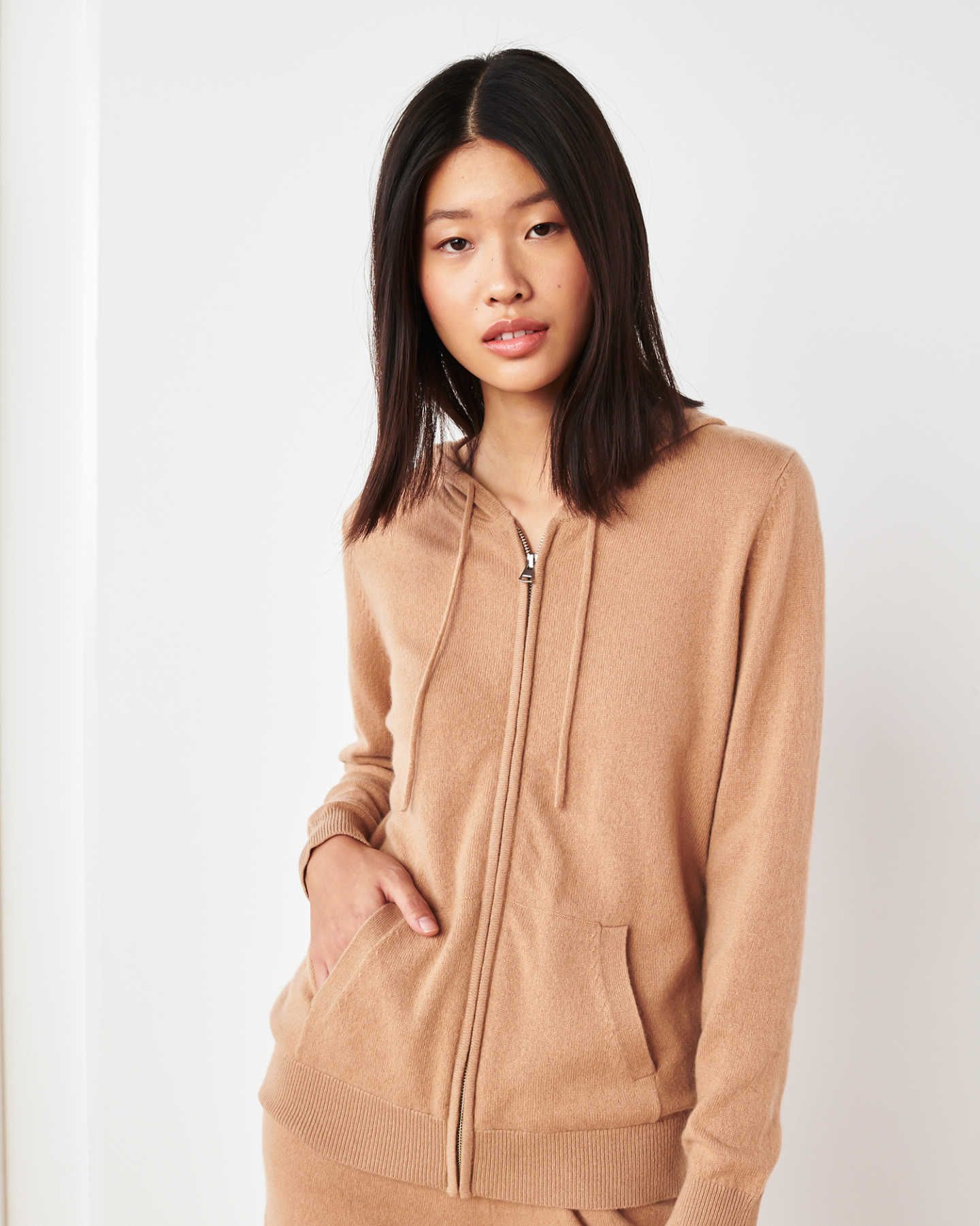 Mongolian Cashmere Full-Zip Hoodie | Quince | Quince