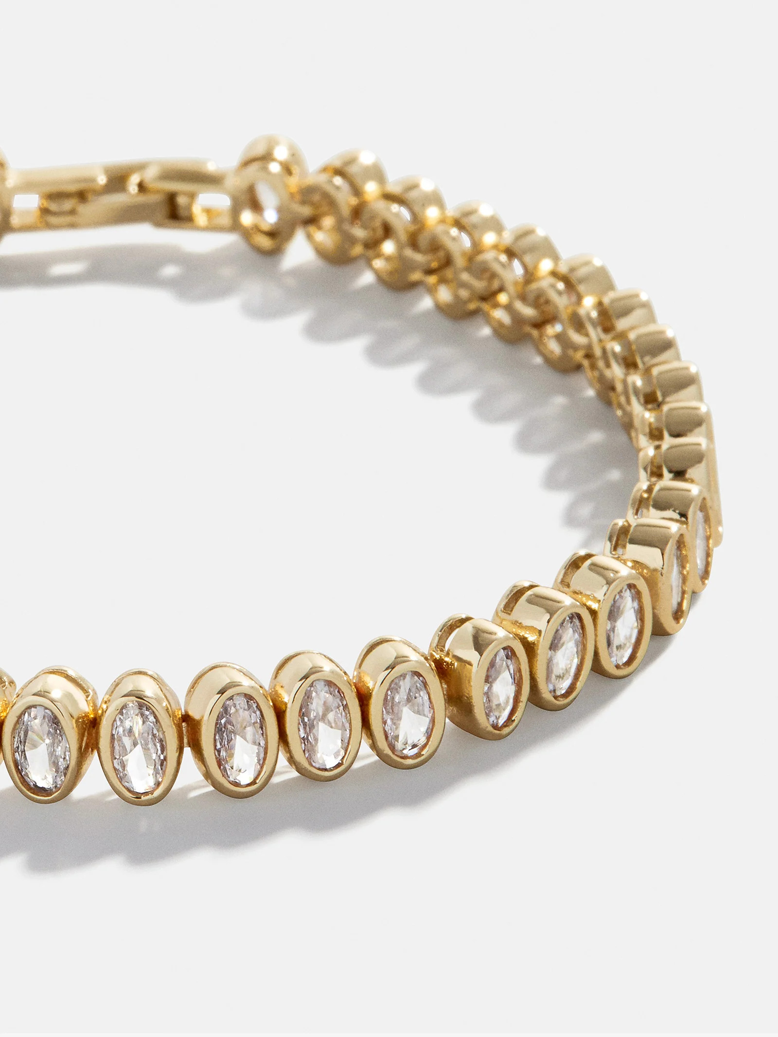 Claudia Tennis Bracelet - Oval Bezel | BaubleBar