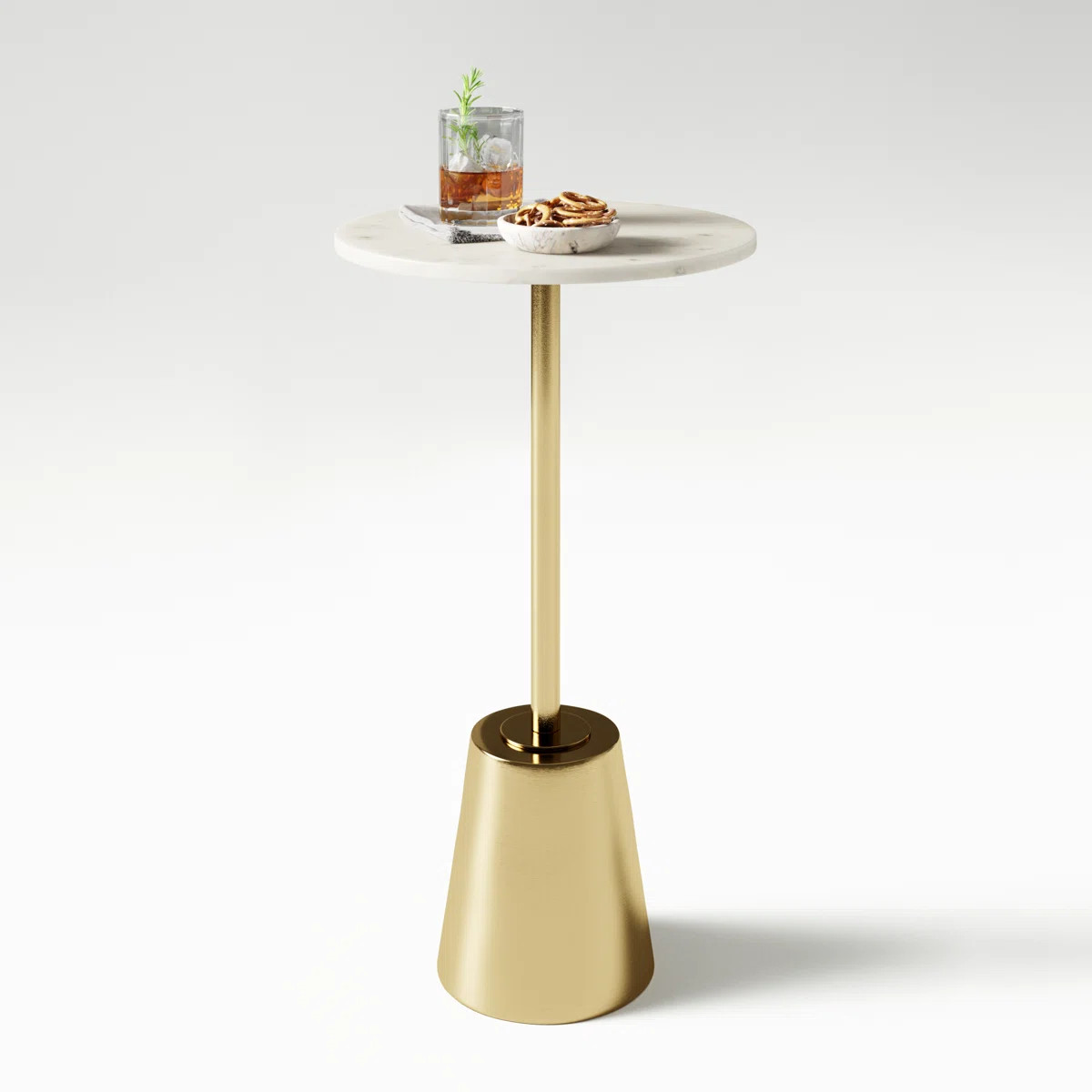 Cemil Marble Top End Table | Wayfair North America