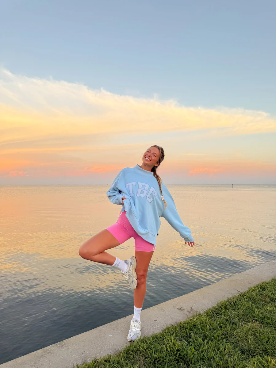 Blue TBC Mockneck | The Beach Club Shop