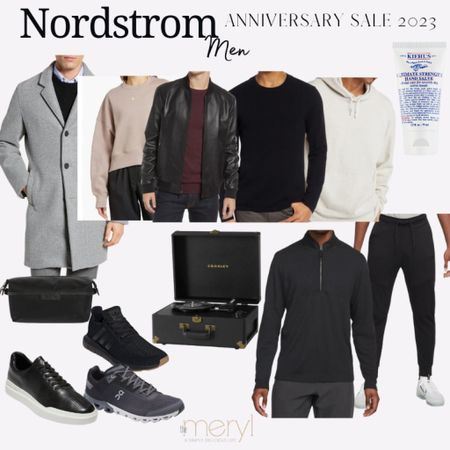 Nordstrom Anniversary Sale - Men | Mend Sweater Toiletry Bag Men’s Fashion Joggers Leather Bomber On Sneakers Adidas Turntable Men’s Gifts NSale

#LTKxNSale #LTKmens #LTKFind