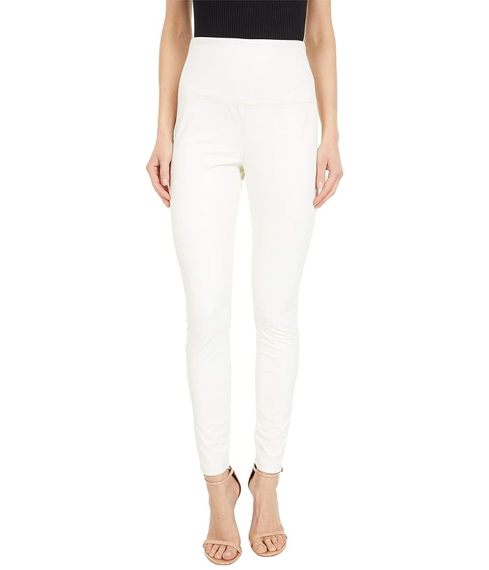 Lysse Textured Vegan Leather Leggings (Snow White) Women's Casual Pants | Zappos