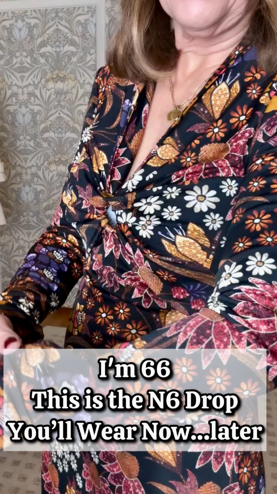 I’m 66, and I love pieces I can wear now and later. 

This month's N6 Drop has some great items! The bold floral maxi dress is so pretty and a nice choice for your next event.

I layered a faux fur jacket that you can wear over the dress or with jeans. Or try a beautiful chocolate-brown wool wrap coat, also part of the drop. Both are easy to style and make any outfit look polished. Complete the look with brown suede boots and a bright colored handbag. 

I also love straight-leg jeans with stretch and this soft cashmere top. You can wear them now and continue through spring. These are outfits that work all year.

Shop for all the details in my LTK shop and follow along for more outfits to wear now and later.





#LTKOver40 #LTKHoliday #LTKSeasonal
