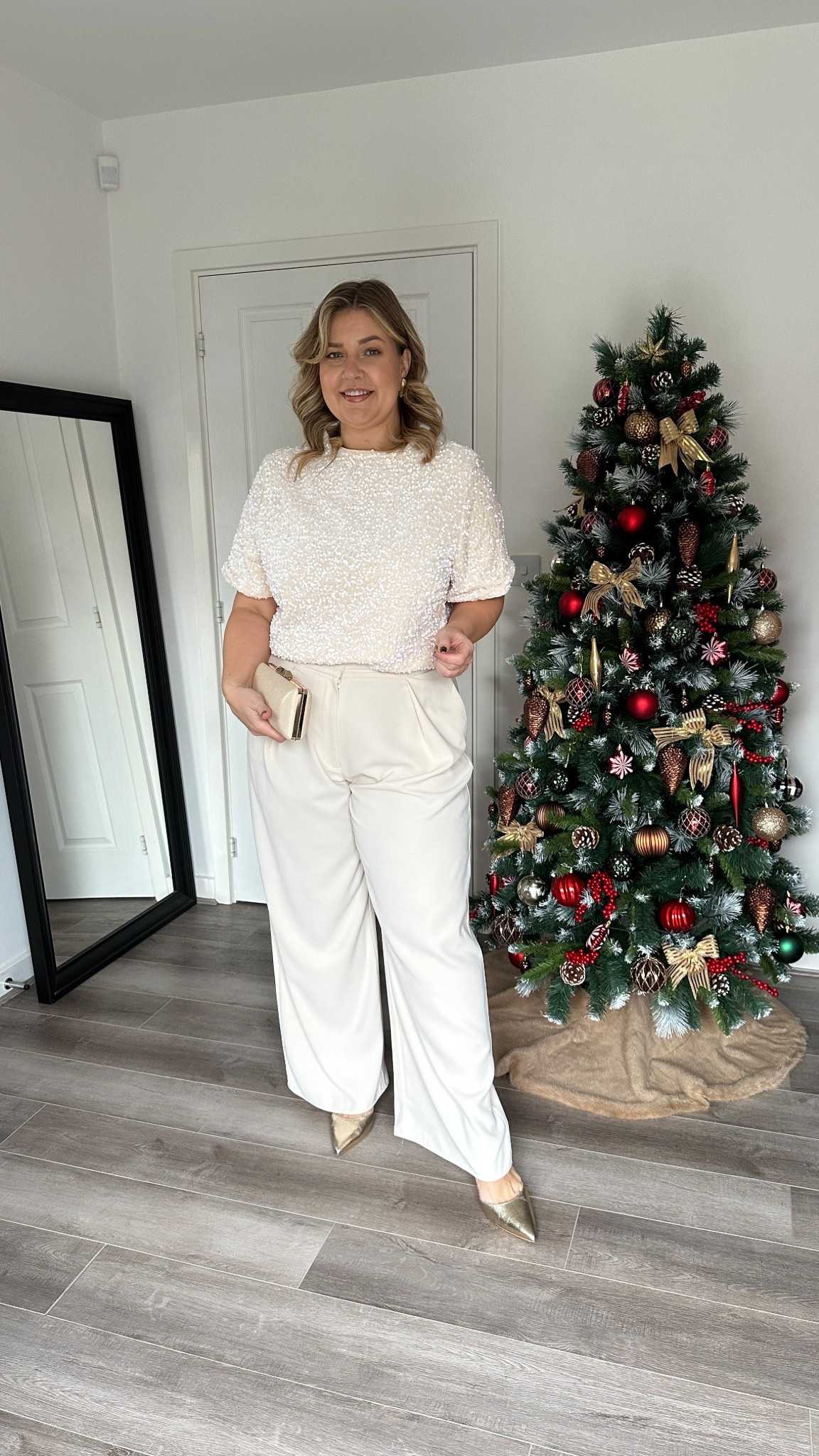 Festive outfit Day 2
Trousers old size 16
Top size 18go for smaller size if in between 

#LTKpartywear #LTKfestive #LTKcurves