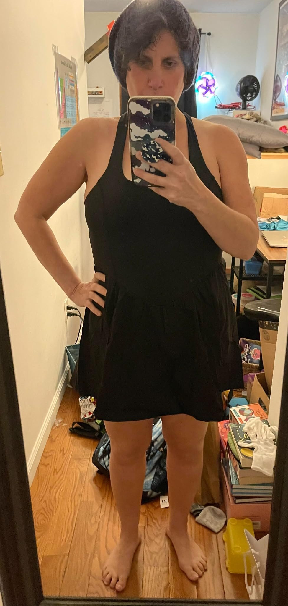 Lingswallow Tennis Dresses for Women with Built in Shorts and Bra Pockets Workout Dress Golf Athl... | Amazon (US)