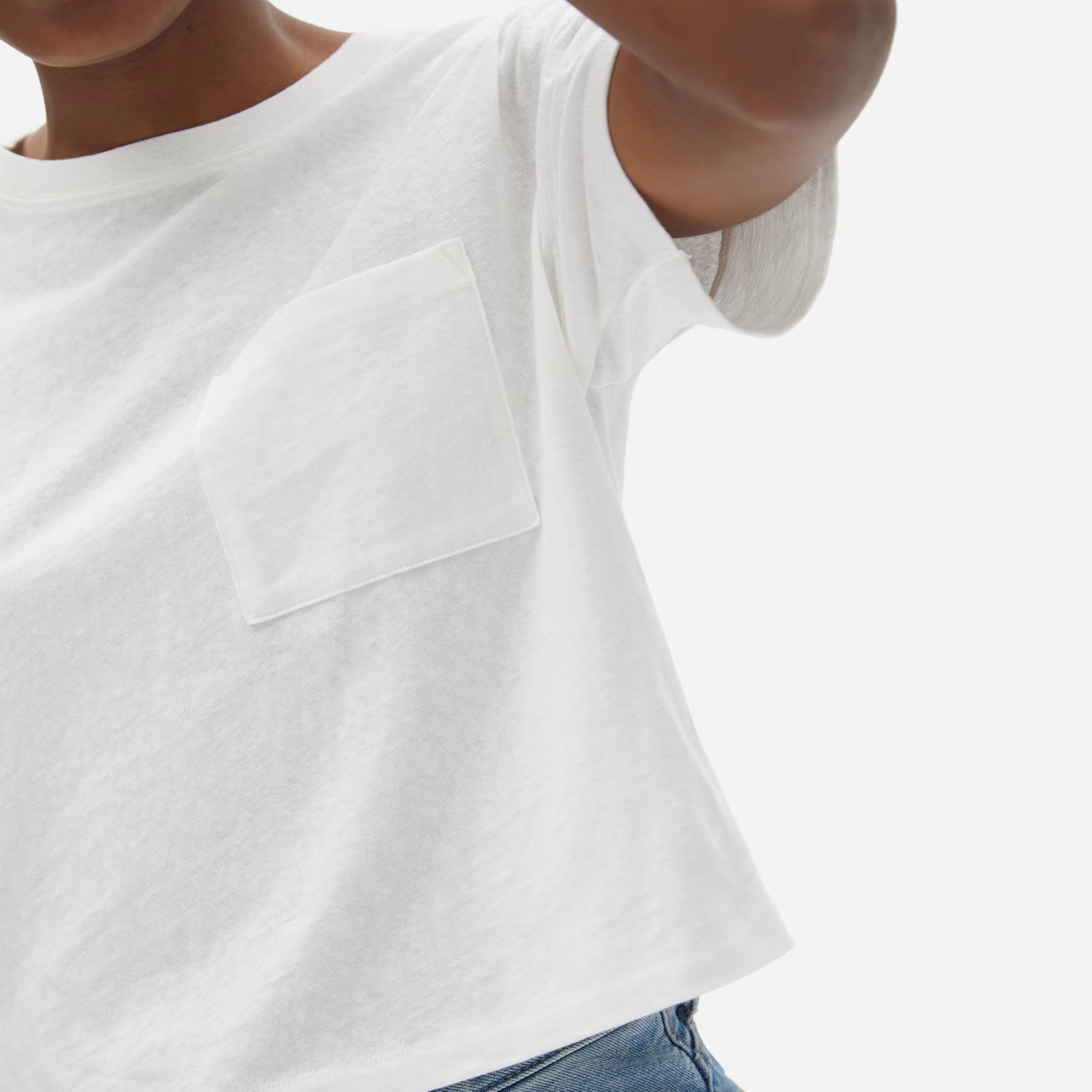 The ReCotton Cropped Pocket Tee | Everlane