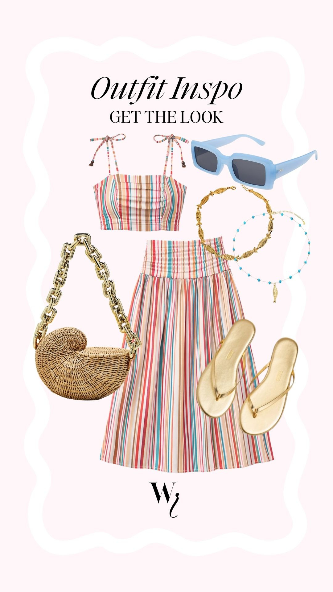 The perfect striped spring set 

#LTKSaleAlert #LTKootd