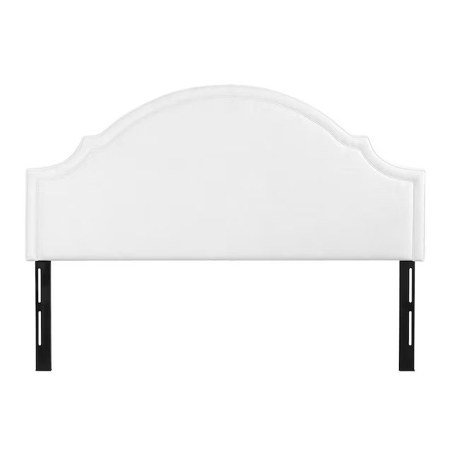 Jennifer Taylor Home Catherine Antique White Woven King Polyester Upholstered Headboard | Lowe's