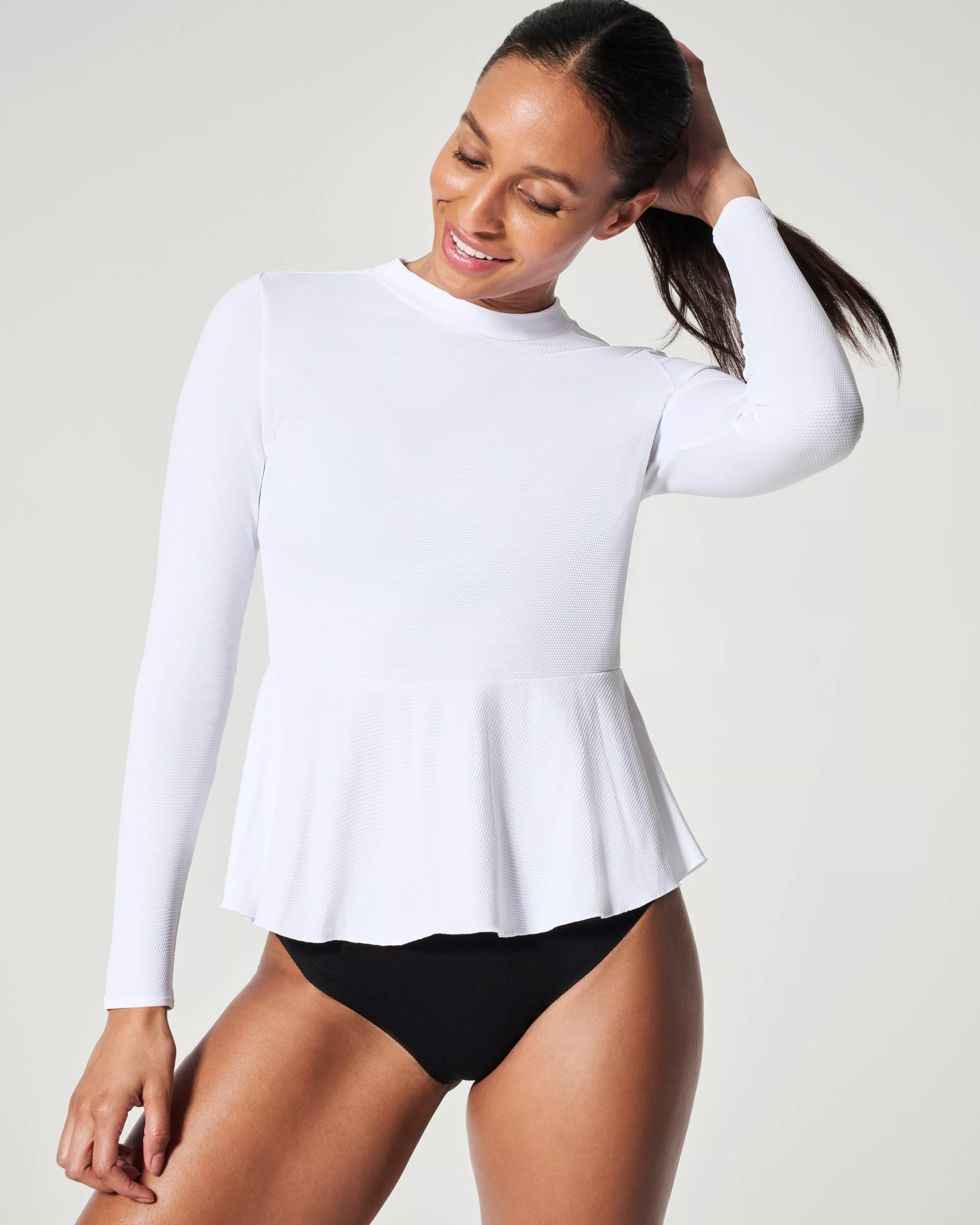 Pique Long Sleeve Swim Shirt curated on LTK