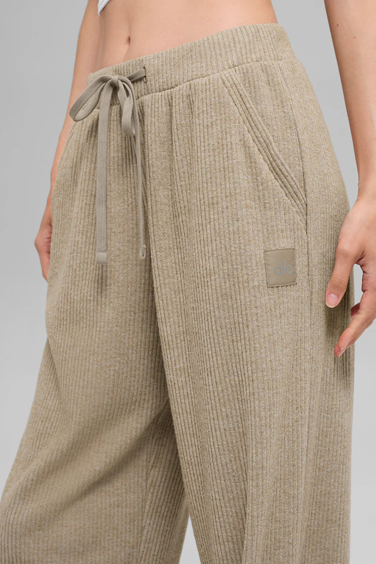 Muse Wide Leg Pant - Gravel Heather | Alo Yoga (US)
