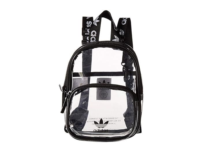 adidas Originals Originals Clear Mini Backpack (Black) Backpack Bags | Zappos