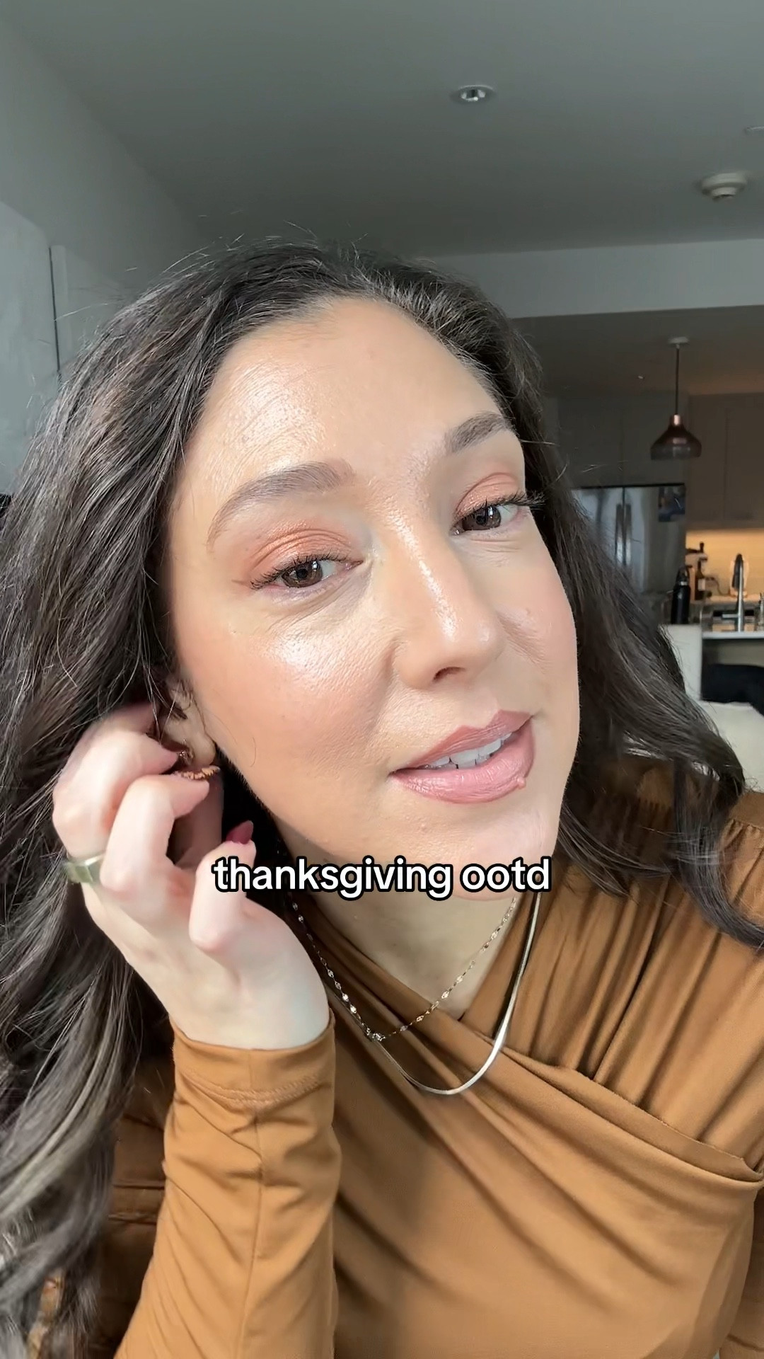 Thanksgiving ootd is all copper tones. I am pleasantly surprised with this cute H&M dress I got a small  

#LTKHoliday #LTKootd #LTKCyberWeek