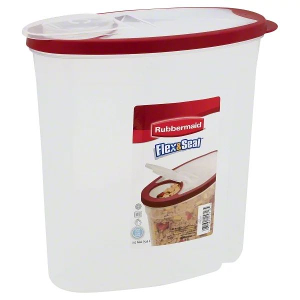 Rubbermaid Flex and Seal Cereal Keeper Food Storage Container, 1.5 Gallon/5.68 Liter | Walmart (US)
