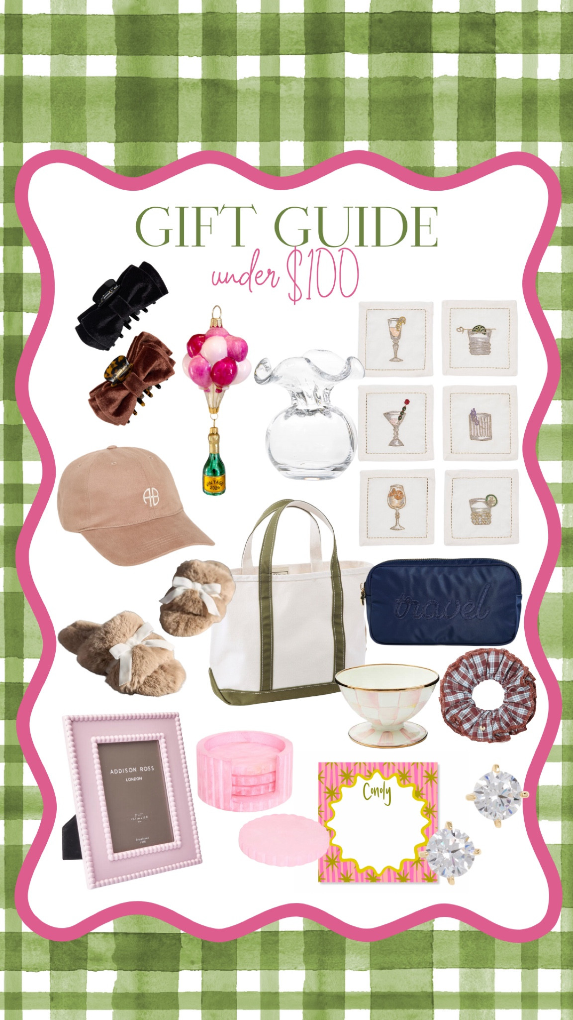 Under $100 Gift Guide 



#GiftsForHer 
#Under$100GiftGuide
#Under$100Gifts


#LTKGiftGuide #LTKHoliday #LTKFindsUnder100
