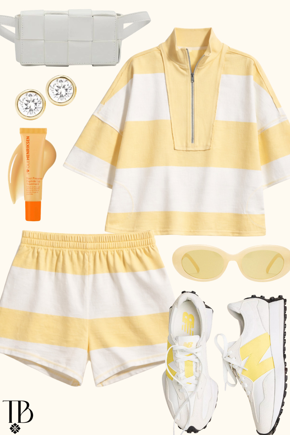 Sporty and fun 🍋 This yellow striped matching set styled with sneakers, chic sunnies, and a mini belt bag is perfect for errands, travel days, or casual weekends.

 

 #LTKdayinmylife #LTKSeasonal #LTKTravel
