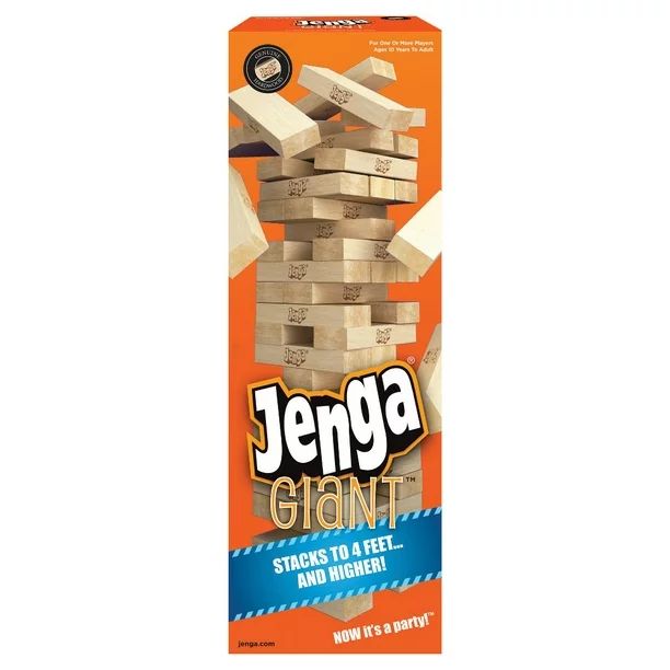 Jenga Giant Genuine Hardwood Stacking Game - Walmart.com | Walmart (US)